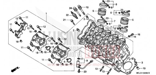 CULASSE CBR900RR2 de 2002
